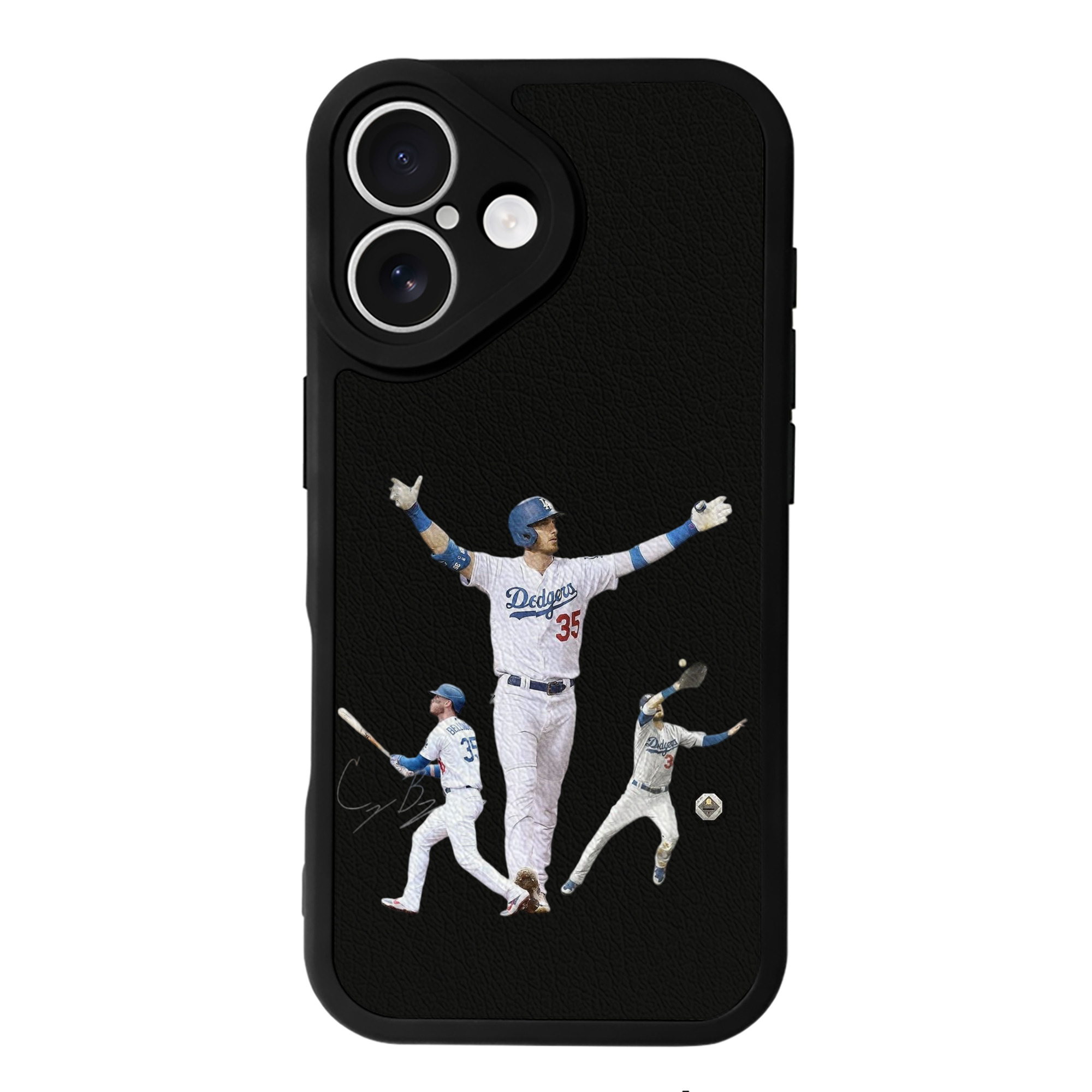  IPhone 16 Silicone Leather Case – UV Print, Lambskin Texture – Perfect Fit, Wireless Charging Compatible, Scratch Resistant, Precise Cutouts – Stylish Protection For IPhone 16